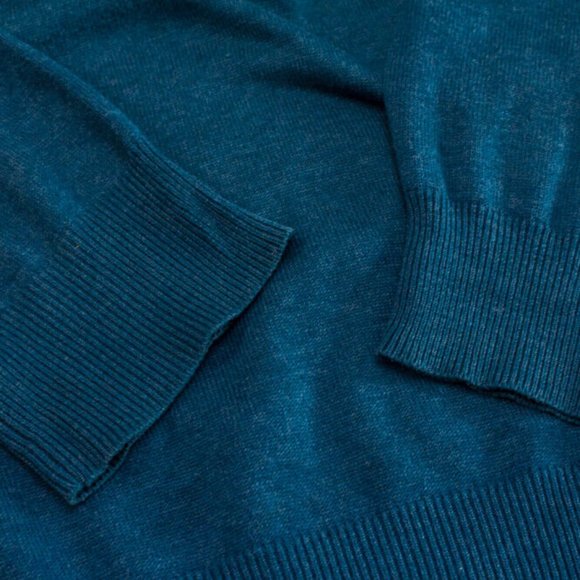 MASSIMO DUTTI Men Cotton Cashmere Zip Neck Knit Sweater Jumper Size L (40) US - Picture 4 of 8